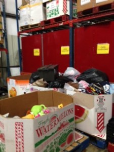 toys and clothing for sorting